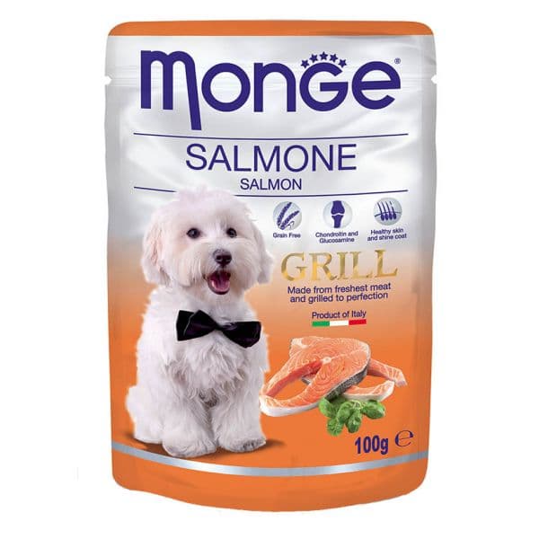 Ração Húmida Monge Grill Salmão 100g