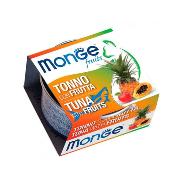 Ração Húmida Monge Fruits Atum com Frutas 80g