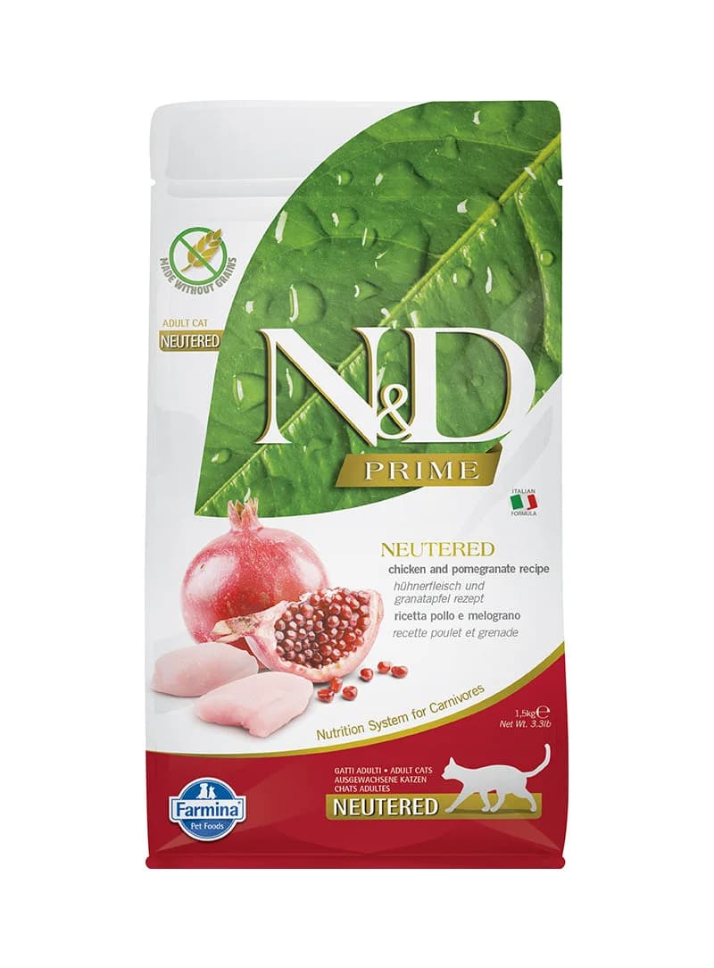 Farmina N&D Neutered Adult Grain Free Chicken & Pomegranate Cat 1,5Kg