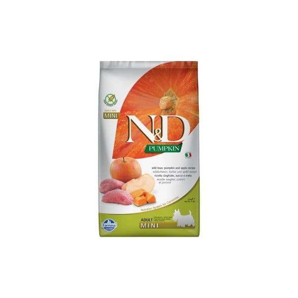 Farmina N&D Pumpkin Adulto Mini Javali & Maçã 7Kg