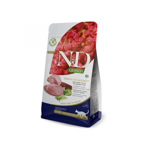 Farmina N&D Quinoa Weight Management Adulto Cordeiro 5Kg
