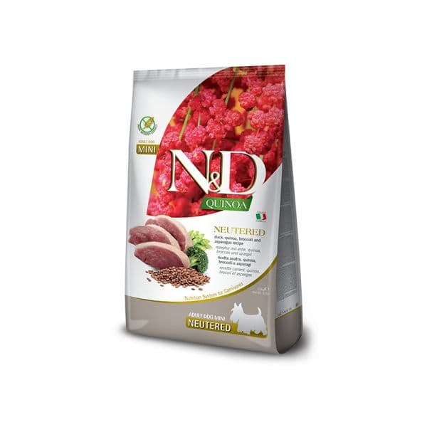 Farmina N&D Quinoa Neutered Adulto Mini Pato 7Kg