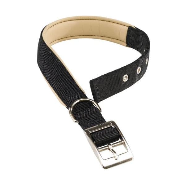 Ferplast Coleira Daytona Nylon Preto 45-53cm x 25mm