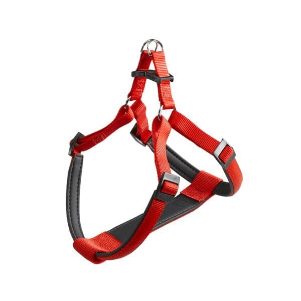 Ferplast Peitoral Cães Nylon Acolchoado Vermelho "mediana"
