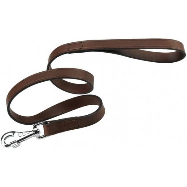 Ferplast Trela para Cão G20 150 cm de Cuero/acero Inoxidable Marrón Oscuro 498191