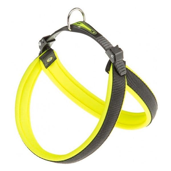 Ferplast Peitoral Agila Nylon/pu Negro/amarillo 44 52 cm 498964