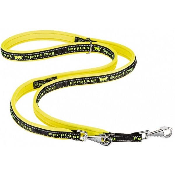 Ferplast Trela para Cão Sport 200 x 1.5 cm Nylon Amarillo/negro 499828
