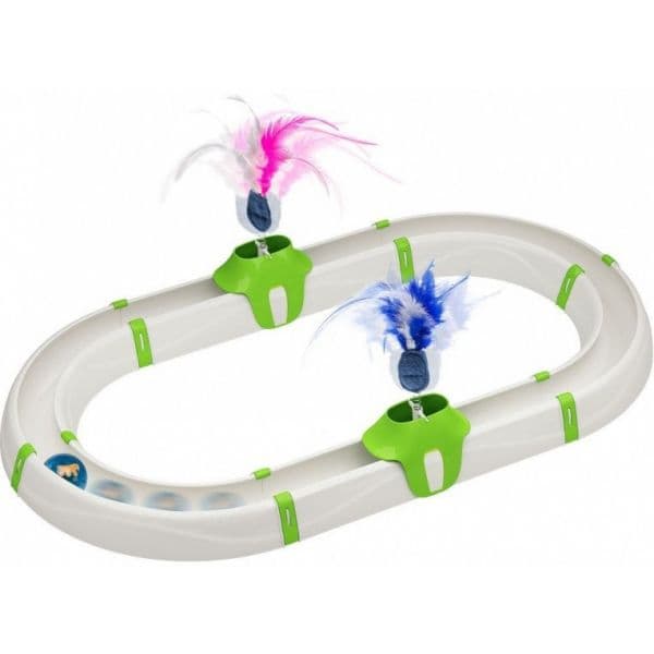 Ferplast Brinquedo para Gatos Turbine Circuit 72,4 x 40 cm Blanco de 4 Piezas 496416