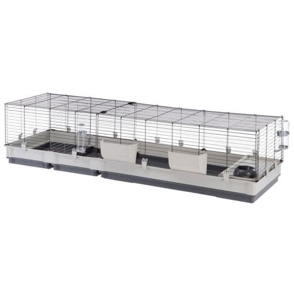 Gaiola para Coelhos Krolik 200 205x60x50 cm Grey - 436605