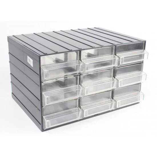 Estante, 9Gavetas , 23x38x27cm - ARTPLAST® refª 21220 MADER - 21220 - Ferramentaspro.pt