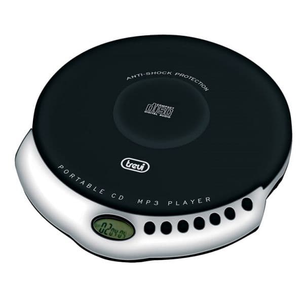 Trevi Leitor de CDs Portátil MP3 Branco/Black