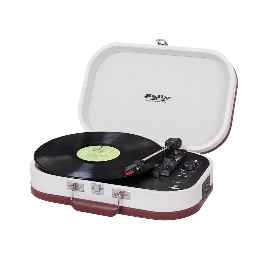 Gira-Discos Trevi Gira-Discos Stereo Portátil com Bluetooth Sally TT 1020 - Creme