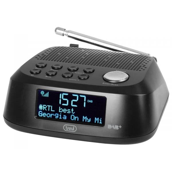 Trevi Rádio Relógio RC80D4 Negro