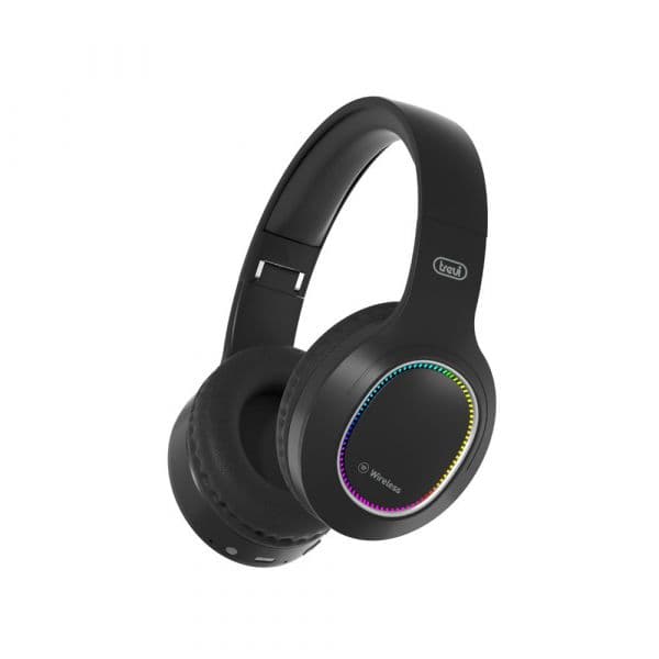 Trevi Auscultadores Bluetooth c/ LED DJ 12E60 BT Preto