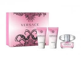 Versace Bright Crystal Woman Eau de Toilette 50ml + Gel de Banho 50ml + Loção Corporal 50ml Coffret