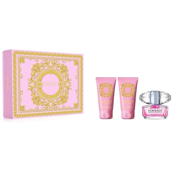 Bright Crystal Gift Set EDT 50 ml, body lotion Bright Crystal 50 ml and Shower Gel 50 ml Bright Crystal FREE