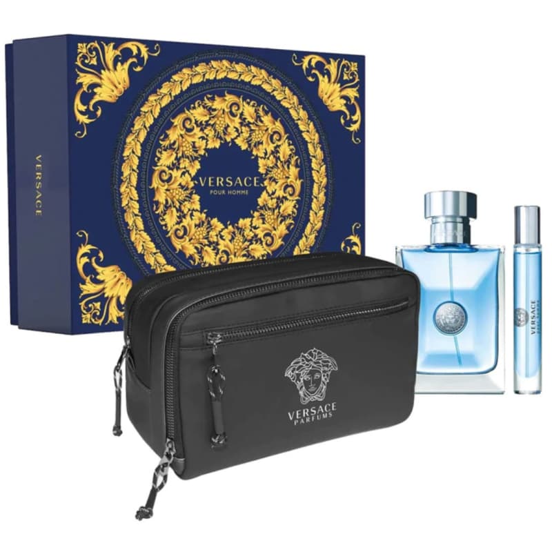 Versace pour Homme SET EDT 100 ml + EDT 10 ml + Cosmetic Bag