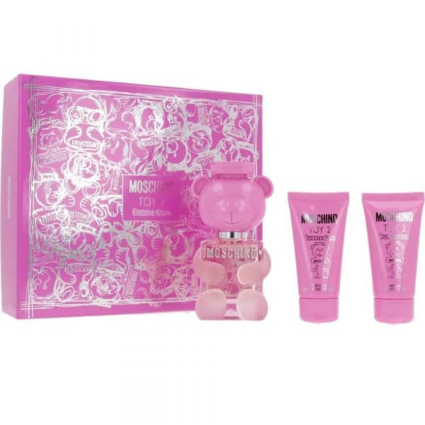 Moschino Toy 2 Bubble Gum Eau de Toilette 50ml + Gel de Banho 50ml + Loção Corporal 50ml Coffret