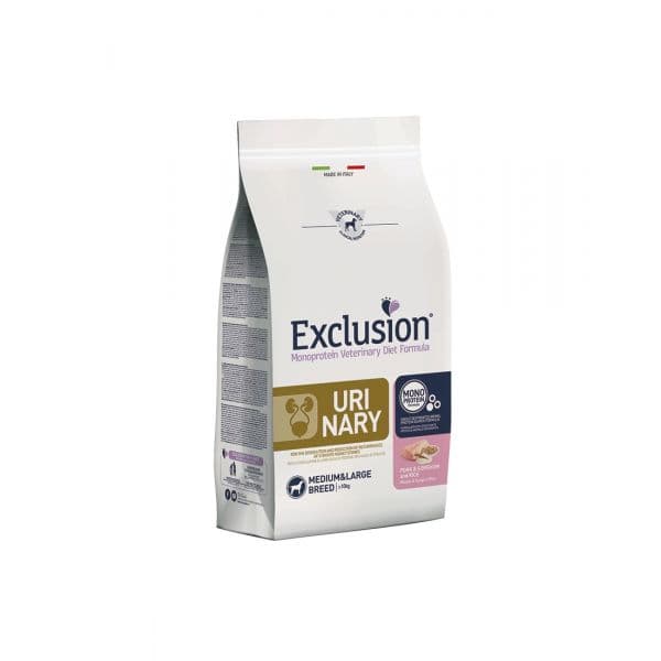 Exclusion Diet Urinary Medium & Large Breed Pork & Sorghum & Rice 12Kg