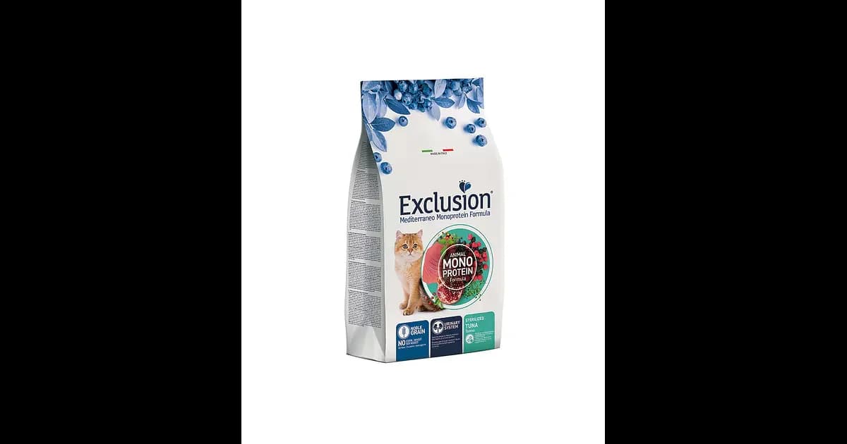 Exclusion Noble Grain Gato Esterilizado Tuna 12Kg