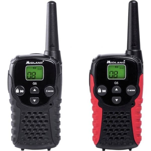 Midland Rádio vhf G5 C Radio Pmr446 Black / Red
