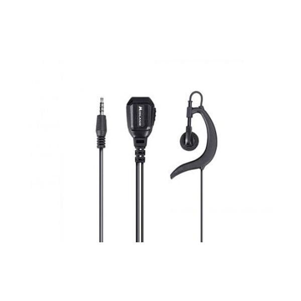 Midland Auriculares com Fio + Microfone Lapela MA21-777 PRO Black