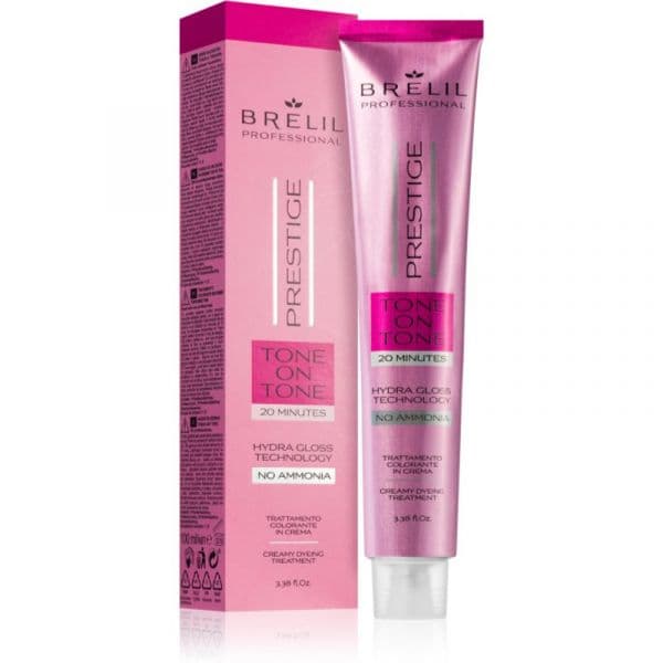 Brelil Professional Tón V Tónu Coloração de Cabelo Tom 10/20 Biondo Ultrachiaro Perla 100ml