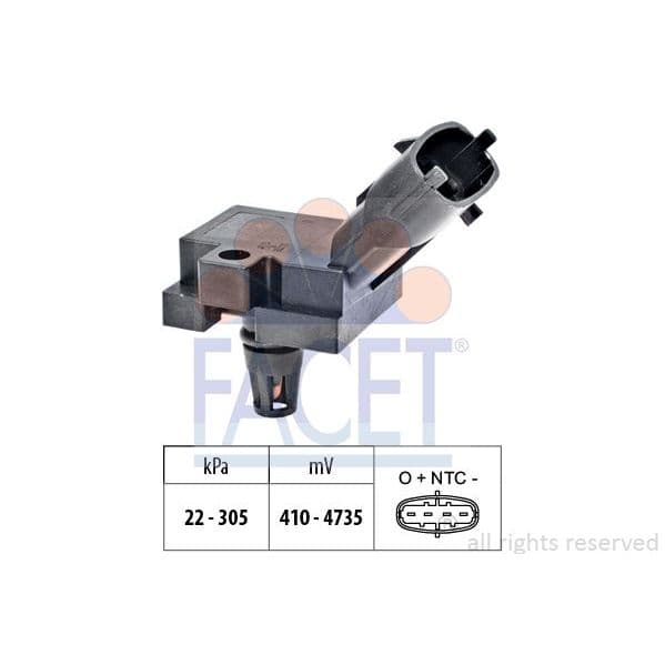 Facet Sensor de Pressão de Ar, Adaptação à Alt - 10.3186