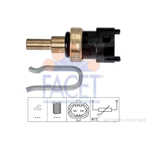 Facet Sensor, Temperatura do Líquido de Refrig - 7.3357