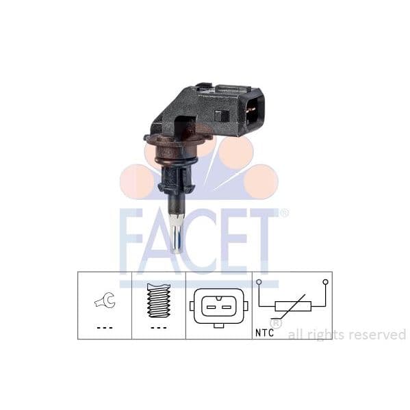 Facet Sensor, Temperatura do Ar de Admissão - 10.4038
