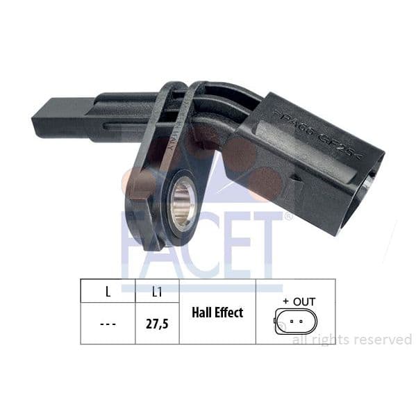 Facet Sensor, Rotações da Roda - 21.0007