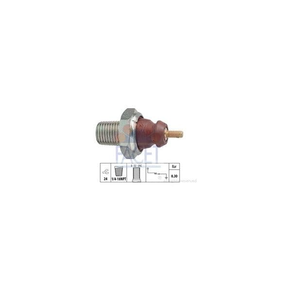 FACET Interruptor de pressão do óleo - 8012510037485