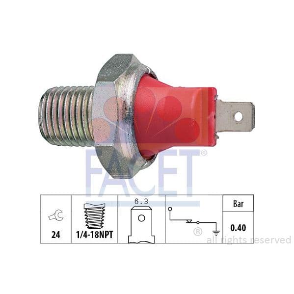 Facet Interruptor de Pressão do Óleo - 7.0032
