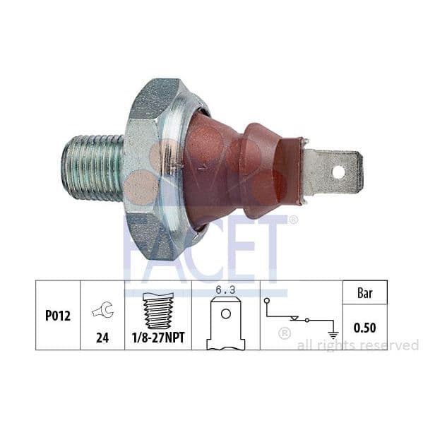 Facet Interruptor de Pressão do Óleo - 7.0047