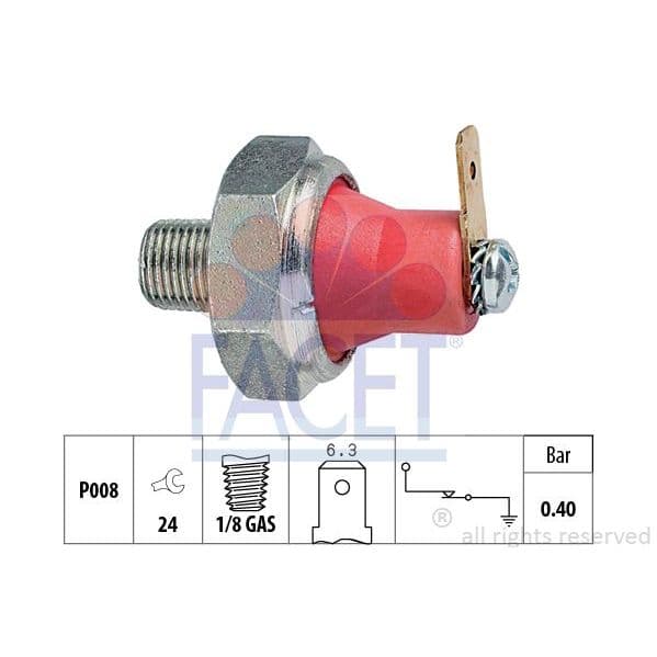 Facet Interruptor de Pressão do Óleo - 7.0094
