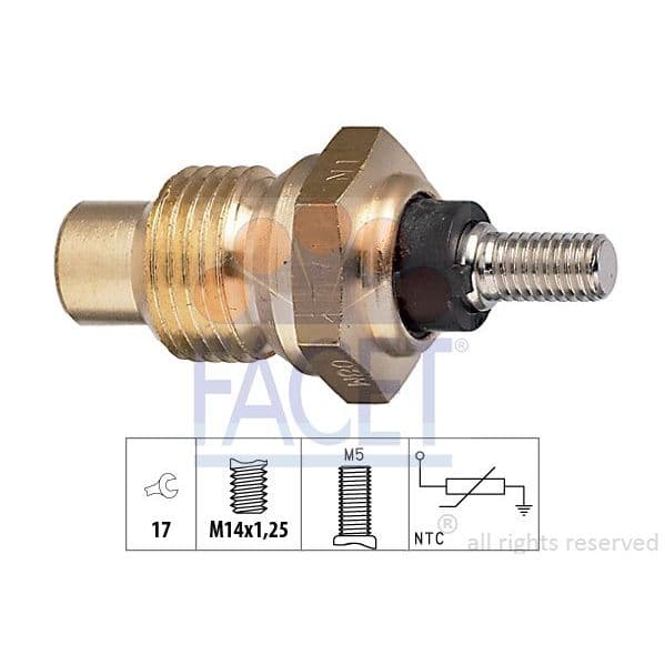 Facet Sensor, Temperatura do Líquido de Refrig - 7.3003