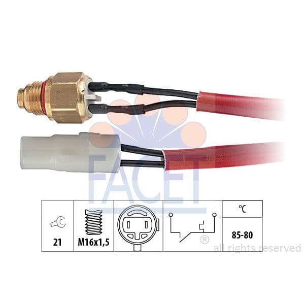 Facet Interruptor de Temperatura, Ventilador D - 7.5150