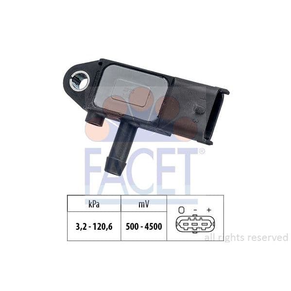 Facet Sensor, Pressãodos Gases de Escape - 10.3273