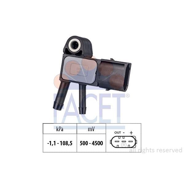 Facet Sensor de Pressão de Ar, Adaptação à Alt - 10.3269