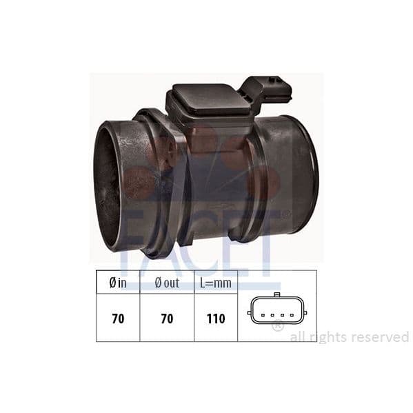Facet Medidor de Massa de Ar - 10.1454