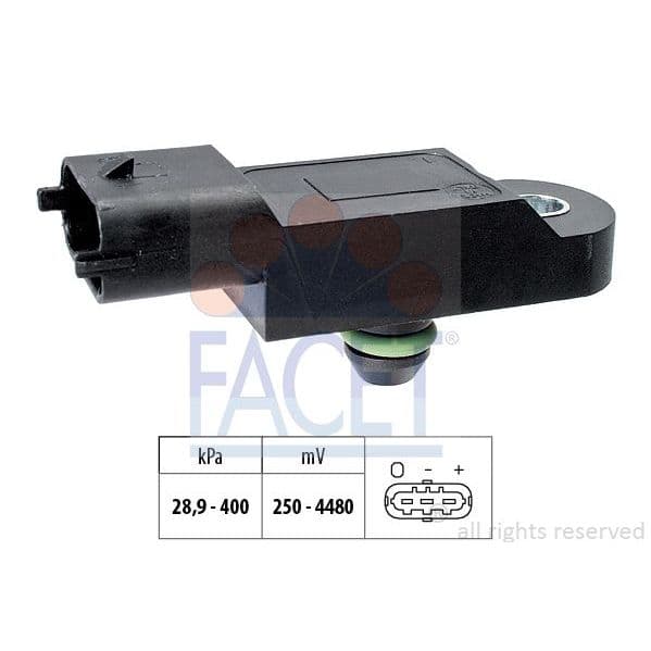 Facet Sensor de Pressão de Ar, Adaptação à Alt - 10.3368
