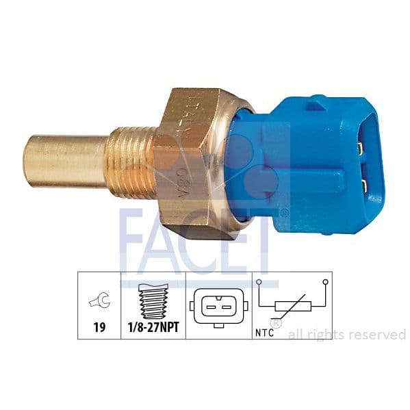 Facet Sensor, Temperatura do Líquido de Refrig - 7.3156