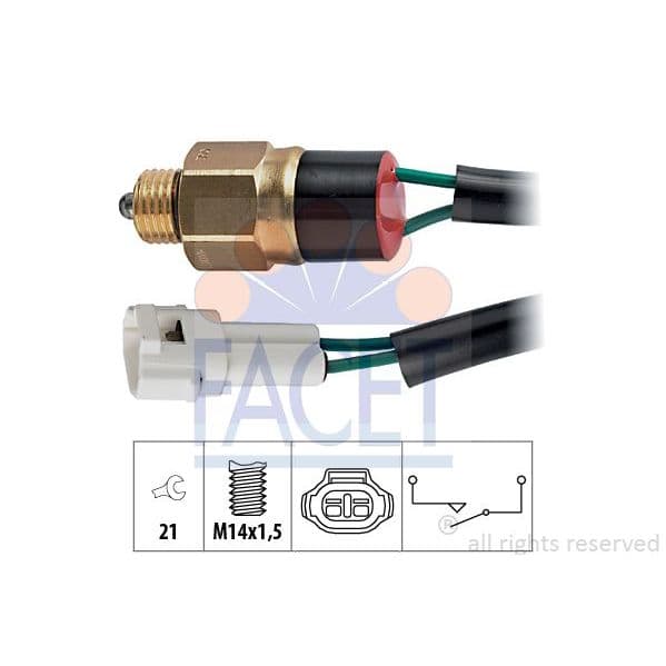Facet Interruptor, Luz de Marcha-atrás - 7.6155