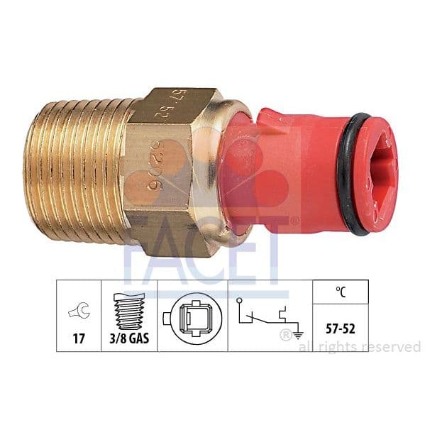 Facet Interruptor de Temperatura, Ventilador D - 7.5206