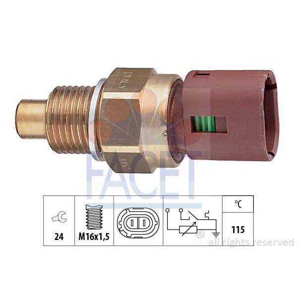 Facet Sensor, Temperatura do Líquido de Refrig - 7.3540