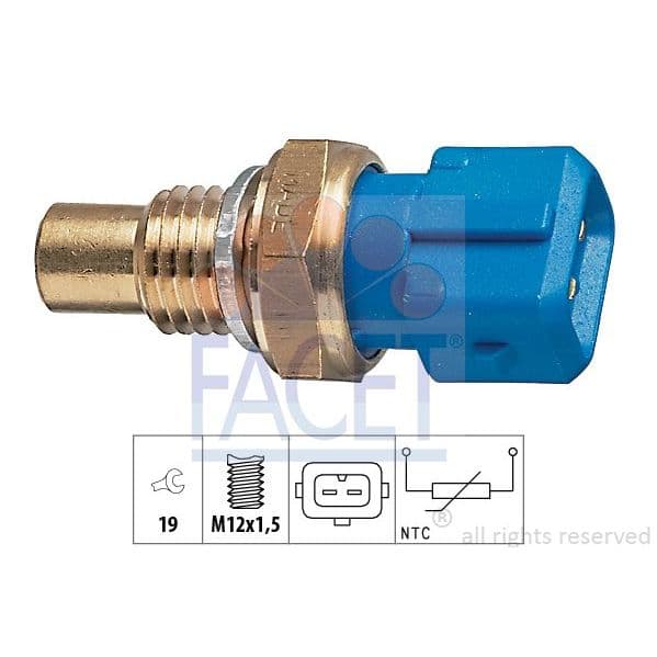 Facet Sensor, Temperatura do Líquido de Refrig - 7.3194