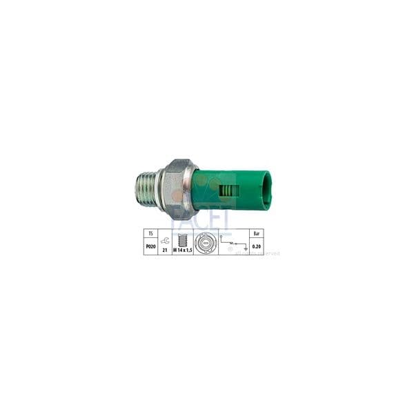 FACET Interruptor de pressão do óleo - 8012510077764