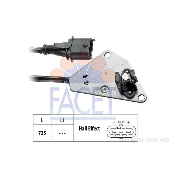 Facet Sensor, Posição da Árvore de Cames - 9.0210
