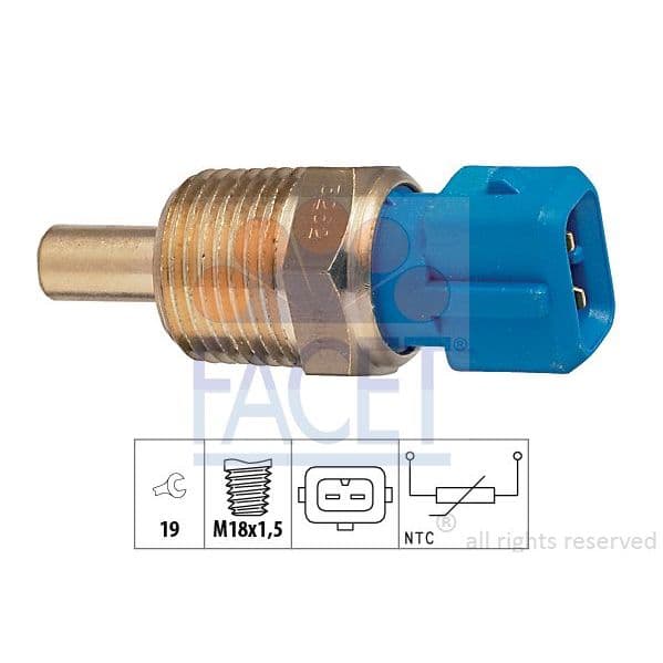 Facet Sensor, Temperatura do Líquido de Refrig - 7.3262