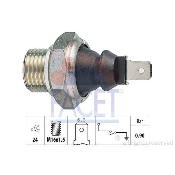 Facet Interruptor de Pressão do Óleo - 7.0140